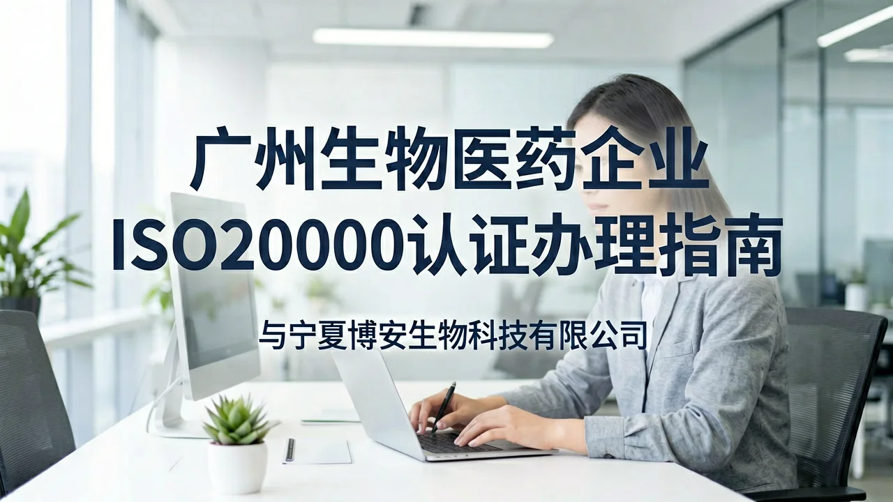 广州生物医药企业ISO20000认证办理指南
