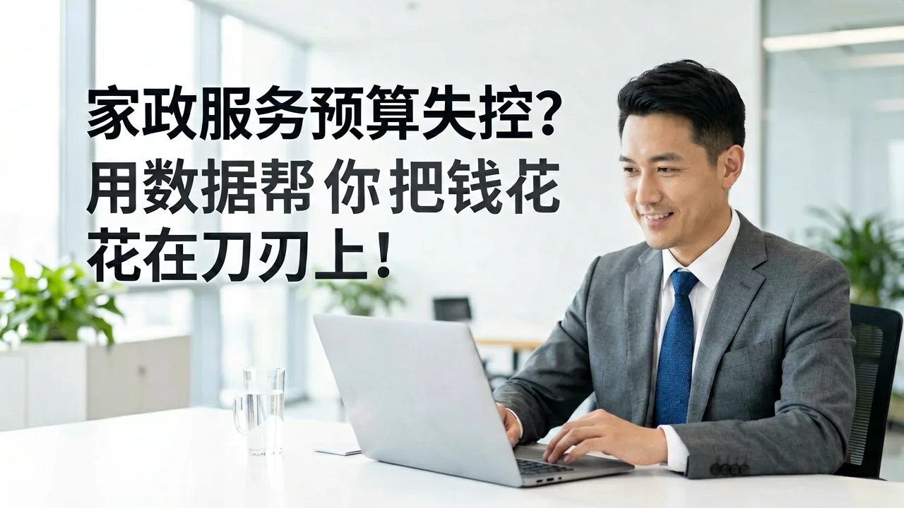 家政服务预算失控?用数据帮你把钱花在刀刃上